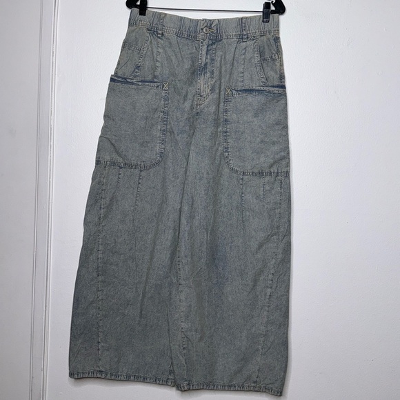 We The Free Shibuya Pull-On Wide-Leg Jeans Size Small - Picture 4 of 13